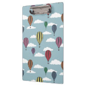 Bunte Heißluftballons Klemmbrett (Links)