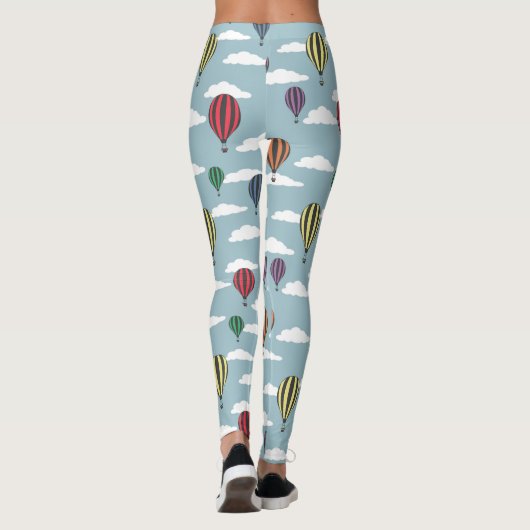 Bunte Heißluftballons Leggings (Rückseite)