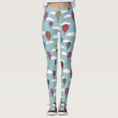 Bunte Heißluftballons Leggings (Vorderseite)