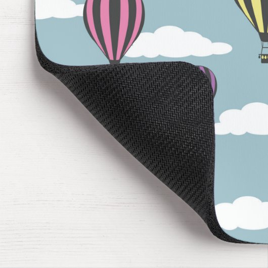 Bunte Heißluftballons Mousepad (Ecke)