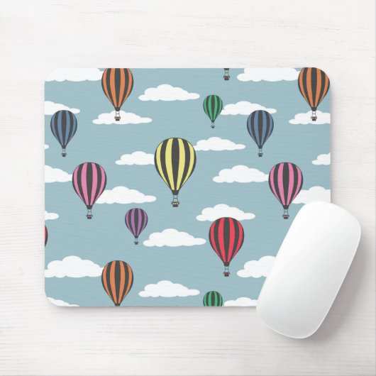 Bunte Heißluftballons Mousepad (Mit Mouse)