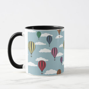 Bunte Heißluftballons Tasse