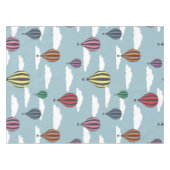 Bunte Heißluftballons Tischdecke (Vorderseite (Horizontal))