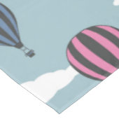 Bunte Heißluftballons Tischdecke (Schrägansicht)