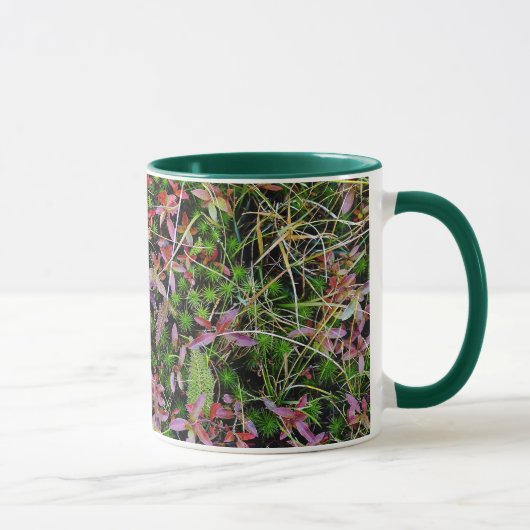 Bunte Herbst-Bodendecke Tasse (Rechts)