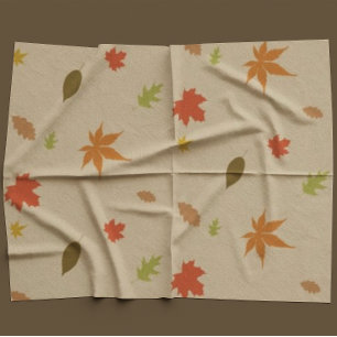 Bunte Herbstblätter  Stoff