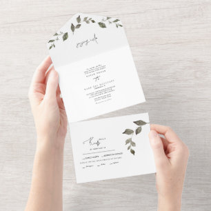 Bunte Herbstfoliage sagt I Do Hochzeit Alles In O All In One Einladung