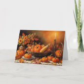 Bunte Herbstkürbisse Karte (Vorderseite)