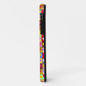 Bunte Herz-Quadrate Case-Mate iPhone Hülle (Hinten/Links)