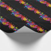bunte Herzen Geschenkpapier (Ecke)