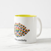 Bunte Herzen Kaffeetasse (VorderseiteRechts)