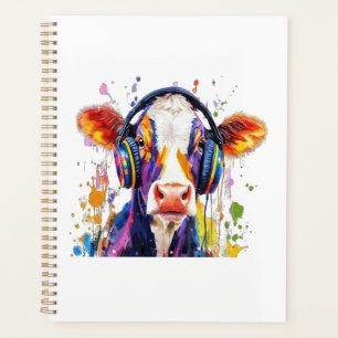 Bunte Highland-Kuh Planer