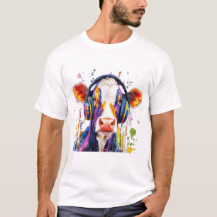 Bunte Highland-Kuh T-Shirt