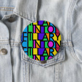Bunte Hillary Clinton 2016 Knöpfe Button (Beispiel)