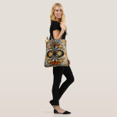 Bunte Hmong Muster-Kunst Tasche (Am Model)