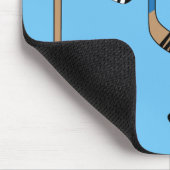 Bunte Hockey-Stöcke Mousepad (Ecke)