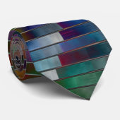 Bunte horizontale und diagonale Muster-Krawatte Krawatte (Gerollt)