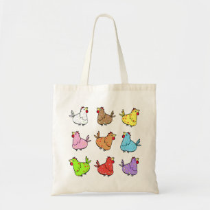 Bunte Huhn-Tasche Tragetasche