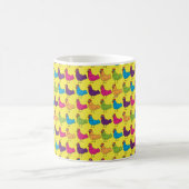 Bunte Huhn-Tasse Kaffeetasse (Mittel)
