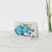 Bunte Hunde- WELPEN Karte (Vorderseite)