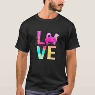 Bunte Hundemutter Pembroke Welsh Corgi T-Shirt