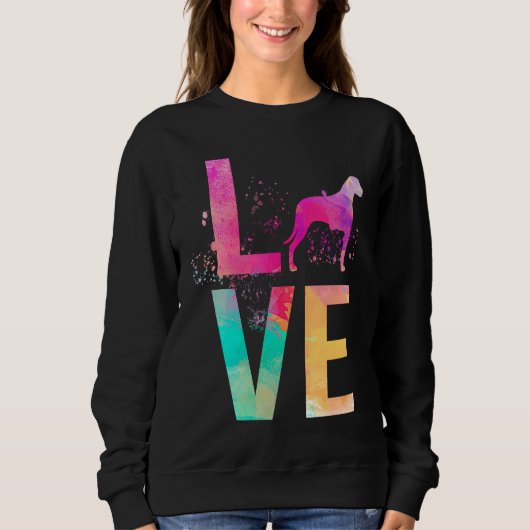 Bunte Hundemutter Rhodesian Ridgeback Sweatshirt (Vorderseite)