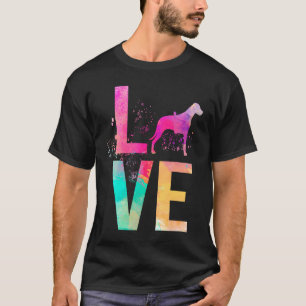 Bunte Hundemutter Rhodesian Ridgeback T-Shirt