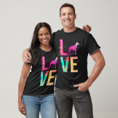 Bunte Hundemutter Rhodesian Ridgeback T-Shirt (Unisex)