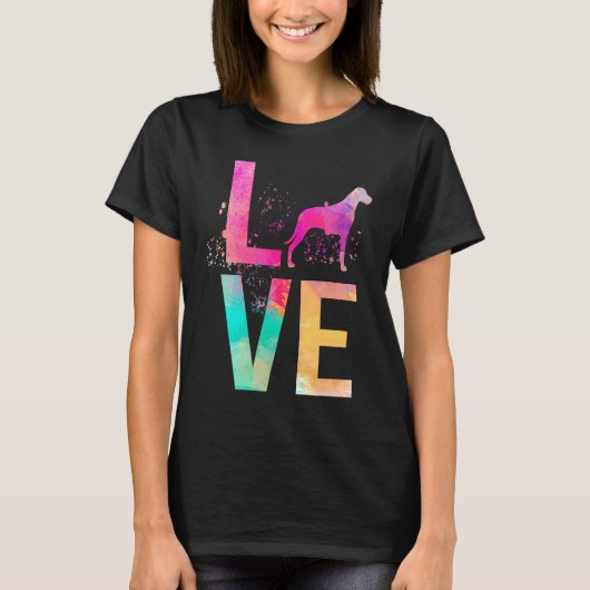 Bunte Hundemutter Rhodesian Ridgeback T-Shirt (Vorderseite)