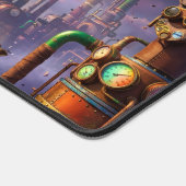 Bunte Industrielle Uhr Welt Gaming Steampunk Schreibtischunterlage (Ecke)