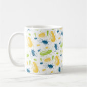 Bunte Insektenwanzennatur-Monogramm-Tasse Kaffeetasse (Links)