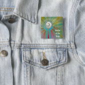 Bunte inspirational abstrakte Kunst fertigen Ihr Button (Beispiel)