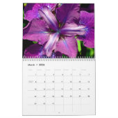 Bunte Iris-Blumen Kalender (Mär 2026)