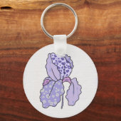 bunte Iris Schlüsselanhänger (Vorderseite)