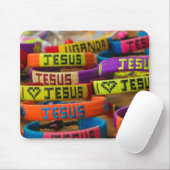 Bunte JesusWristbands Mousepad (Mit Mouse)