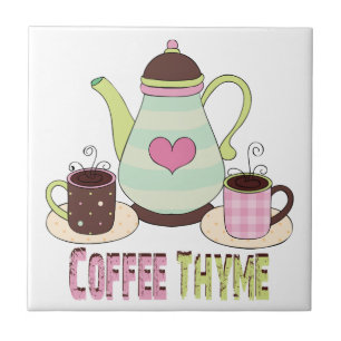 Bunte Kaffee-Fliese Fliese