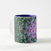 Bunte Kaleidoskop-Tasse #2 Zweifarbige Tasse (Vorderseite Links)