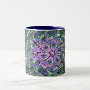 Bunte Kaleidoskop-Tasse #2 Zweifarbige Tasse