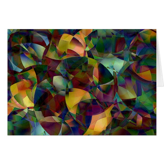 Bunte, kaleidoskopische abstrakte Kunst (Vorderseite (Horizontal))