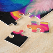 Bunte Kaliko-Katze Puzzle (Seite)