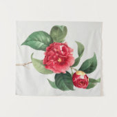 Bunte Kamelie, Pierre-Joseph Redouté, 1833 Wandteppich (Vorderseite (Horizontal))