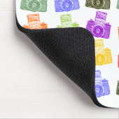 Bunte Kameras Mousepad (Ecke)