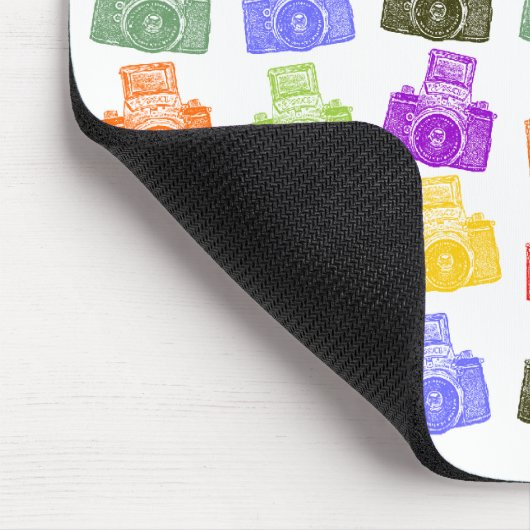 Bunte Kameras Mousepad (Ecke)