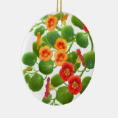 Bunte Kapuzinerkäse-Blumen-Verzierung Keramikornament (Rechts)