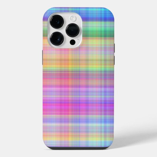 BUNTE KAROMUSTER iPhone HÜLLE (Rückseite)