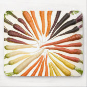 Bunte Karotten Mousepad (Vorne)