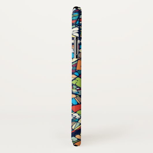 Bunte Karte Paris Frankreich | Case-Mate iPhone Hülle (Hinten/Rechts)