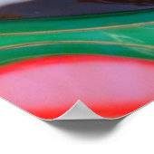 Bunte Karussellpferd Poster (Ecke)