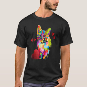 Bunte Kätzchen Für Katze  Katzenpapa Katzenmama 3 T-Shirt