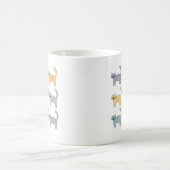 Bunte Katzen Kaffeetasse (Mittel)